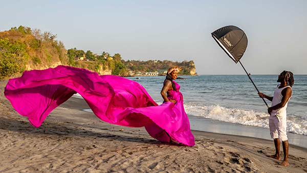 Flying Dress at Piaye Beach